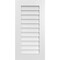 Ekena Millwork Vertical Surface Mount PVC Gable Vent: Non-Functional, w/ 3-1/2"W x 1"P Standard Frame, 18"W x 36"H GVPVE18X3601SN - alternate 1